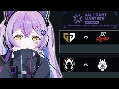 👾VALORANT Masters Shanghai - Playoffs Stage Day 9 ウォッチパーティー＃MastersCostream【 ぶいすぽっ！/紫宮るな 】